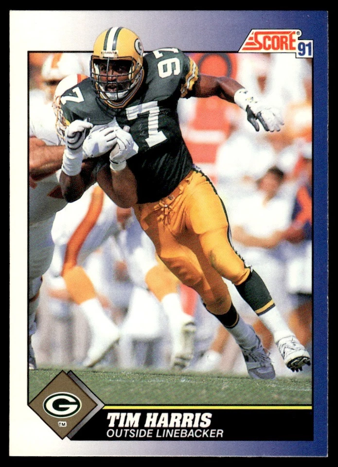1991 Score ! Tim Harris Green Bay Packers #30 - Image 1 of 2