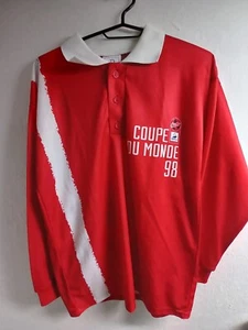 Frankreich 98 Coupe Du Monde Retro Fußball Trikot WM 1998 Coca Cola Trikot S - Bild 1 von 6