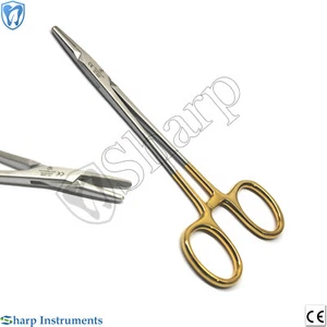 Mayo Hegar Needle Holder TC 5.5" Dental Surgical Needle Holding German <STEEL> - Picture 1 of 2