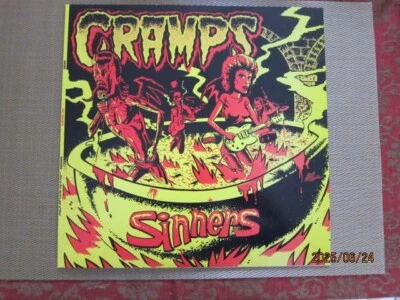 Cramps - Sinners May 16th 1994 Montreal Poison Ivy Lux Interior Ramones LP - Image 1 of 4