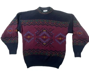 The Sweater Shop Multicolor Vintage Pullover Jumper Men's Size M/L - Picture 1 of 11