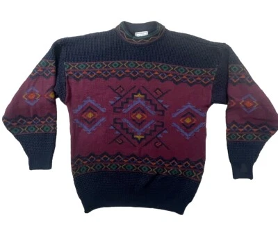 The Sweater Shop Multicolor Vintage Pullover Jumper Men's Size M/L - Image 1 of 4