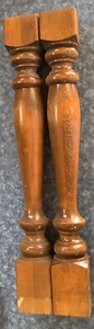 wood  Column 19-3/8” X 2-3/8” Post (2) - Picture 1 of 3