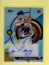 MICHAEL MASSEY 2023 FINEST AUTO ROOKIE CARD