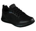 Skechers Black Shoes Women Work Memory Foam SlipOn Slip Resistant 77260 BLK
