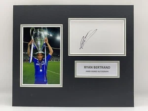 RARE Ryan Bertrand Chelsea Signed Photo Display + COA CHAMPIONS LEAGUE 2012 - Picture 1 of 3