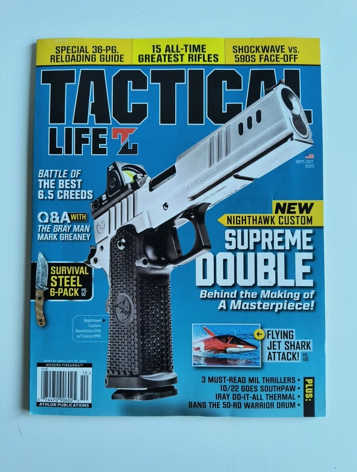 TACTICAL LIFE Magazine SEPT / October 2023 Nighthawk Custom Supreme Double Foto 1 de 1