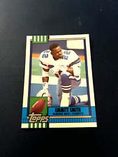 1990 Topps Traded Football Emmitt Smith Rookie Card #27T HOF Set Break NM-MT