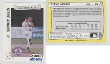 1990 Best Albany-Colonie Yankees/A's All Decade Steve Adkins #28