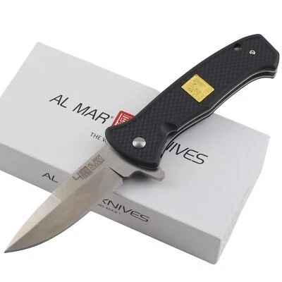 Складной нож Al Mar 40th Anniversary SERE Linerlock D2 инструмент сталь коготь лезвие - Изображение 1 из 3