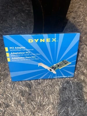 New Dynex 10/100Mbps Fast Ethernet PCI Adapter Sealed - Image 1 of 3