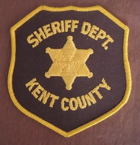 Departamento del Sheriff de colección Parche de aplicación de la ley de Michigan del Departamento de Policía del Condado de Kent - Imagen 1 de 3