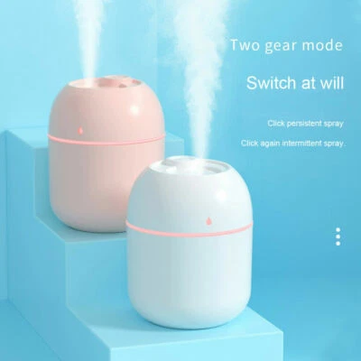 220ML USB Air Humidifier Purifier Essential Oil Aroma Cool Mist Diffuser Fogger - Image 1 of 4