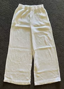 Glassons Wide Leg Textured Pants Size 10 Great Condition - Picture 1 of 4