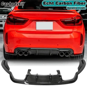 Diffusore posteriore in carbonio paraurti posteriore diffusore splitter per BMW X5M F85 2014-2019 - Foto 1 di 15