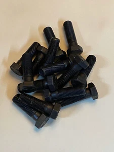 Tornillo de tapa hexagonal 3/8”-24 X 1-1/4 grado 5 fino negro liso UNF 3/8-24 (100) - Imagen 1 de 2