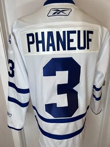 NHL Reebok Toronto Maple Leafs Dion Phaneuf #3 Captain Jersey Mens Medium - Picture 1 of 5