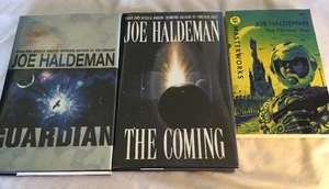 3 Books Joe Haldeman Forever War PB The Coming HC 1st Guardian HC 1st - Picture 1 of 7