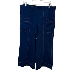 Liverpool Los Angeles Damen Hose weites Bein blau Größe M Freizeit - Bild 1 von 7