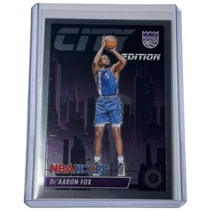 2023-24 Panini NBA Hoops Premium Stock - City Edition Silver #24 De'Aaron - Picture 1 of 2