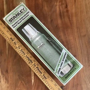 Aladdin Stanley Unbreakable Quart thermos A-944DH & Original Box 1986 Vintage - Picture 1 of 8