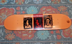 Estéreo Jason Lee Three Americans FIRMADO Arte Tabla de Monopatín Chris Pastras - Imagen 1 de 4