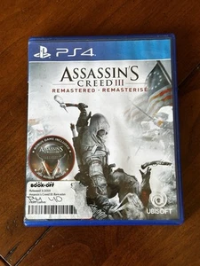 Assassin's Creed III: Remastered Remasterisé Sony PlayStation 4 CIB Tested Works - Picture 1 of 5