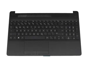 HP 15-dw2000 original Tastatur inkl. Topcase DE (deutsch) schwarz/schwarz (PTP) - Bild 1 von 2