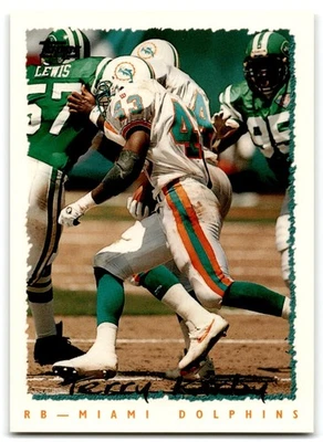 1995 Topps Terry Kirby Miami Dolphins #186 - Image 1 of 2