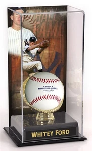 Whitey Ford Yankees Hall of Fame Display Case & Image Authentic - Picture 1 of 1