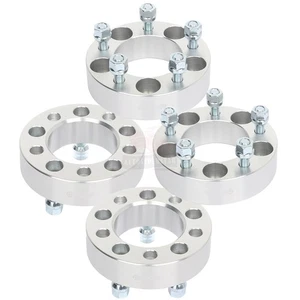 4 PCS 1.5" (38mm) 5x4.5 12x1.5 Studs Wheel Spacers For Ford Fusion For Mazda - Picture 1 of 10
