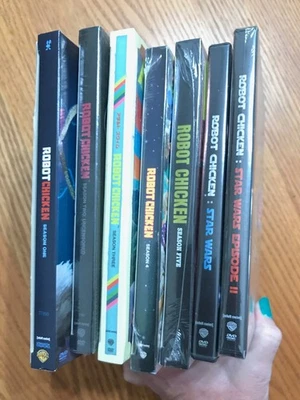 Robot Chicken DVD Lot: Seasons 1-5, Star Wars 1-3 - Image 1 of 4