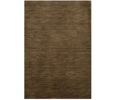 2x3 Brown Solid Wool Gabbeh Modern Rug in All Size available - Image 1 of 4