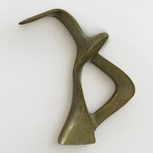 Escultura de gaviota moderna de mediados de siglo de latón vintage en vuelo de 3,25" de alto - Imagen 1 de 8