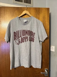 Billionaire Boys Club T-Shirt XL Grey Dark Red Logo Streetwear BBC Tee Good Con - Picture 1 of 6