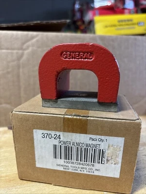 Herramientas Generales Nº Imán Alnico 370-24 - Forma de herradura - Inventario antiguo - CON CAJA Foto 1 de 4