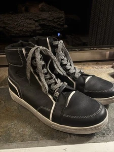 Harley Davidson Schuhe Herren 11 Schwarz Pelham Sneaker Motorrad Reitstiefel - Bild 1 von 8