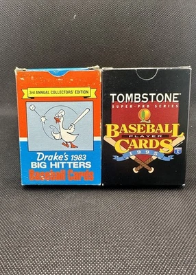 1983 Drake’s Big Hitters & 1995 Tombstone Pizza Super-Pro Series - Vintage - Imagem 1 de 4