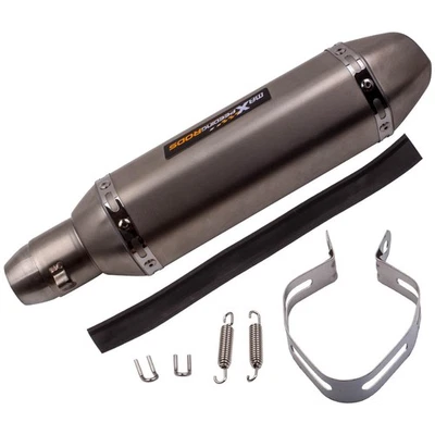 38~51mm Exhaust Muffler Pipe Slip On Universal with DB Killer for Motorcycle - Image 1 of 4