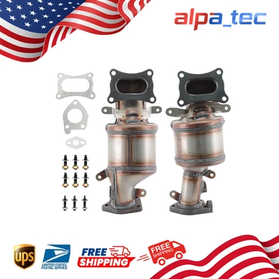 2X Catalytic Converter For Honda Odyssey 2008 - 2019 Honda Accord 2008-2017 3.5L - Image 1 of 4