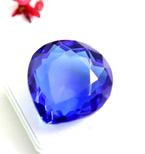 73 Ct Loose Gemstone Pear Cut Brazilian Natural Blue Topaz Pendant size Gem - Picture 1 of 7