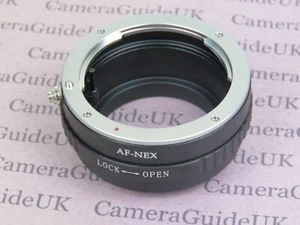 Anillo adaptador de lente AF-NEX para Sony a7CR a7Cm2 ZV-E1 ZV-E10 FX30 a9 a7 a7R a7S - Imagen 1 de 5