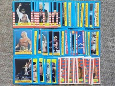 WWF TOPPS 1987 WRESTLING TRADING CARDS WRESTLEMANIA III WWE WRESTLERS WCW