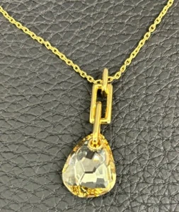 Collar Colgante Vintage Cristal Swarovski Paralelo Desert Glow - Imagen 1 de 7