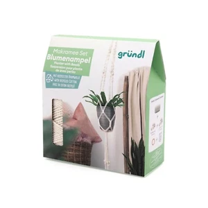 Gründl DIY Makramee Set - Blumenampel Macramé - inkl. Anleitung & Zubehör - Bild 1 von 2