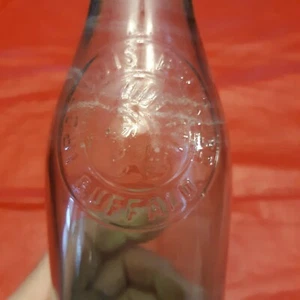Vintage Iroquois Beverage Company geprägte Bierflasche, Buffalo NY, Aqua, 9 3/4" - Bild 1 von 6
