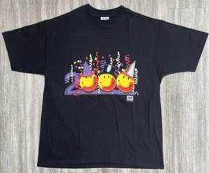 Vintage Y2K 2000 Millennium Smiley Face T Shirt XL - Picture 1 of 7