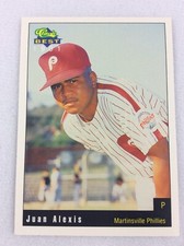 1991 Martinsville Phillies-Classic BEST Minor Lg Baseball Card-Juan Alexis