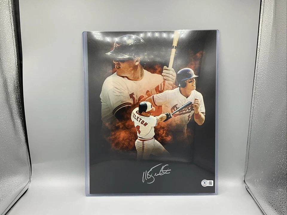 Foto firmada por Mickey Tettleton 11x14 Baltimore Orioles Beckett Foto 1 de 1