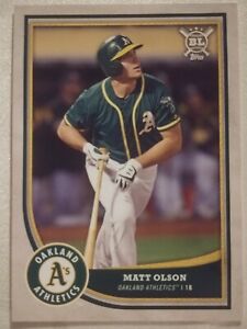 Matt Olson 2018 Topps Big League Baseball Base & Nickname Variation SP